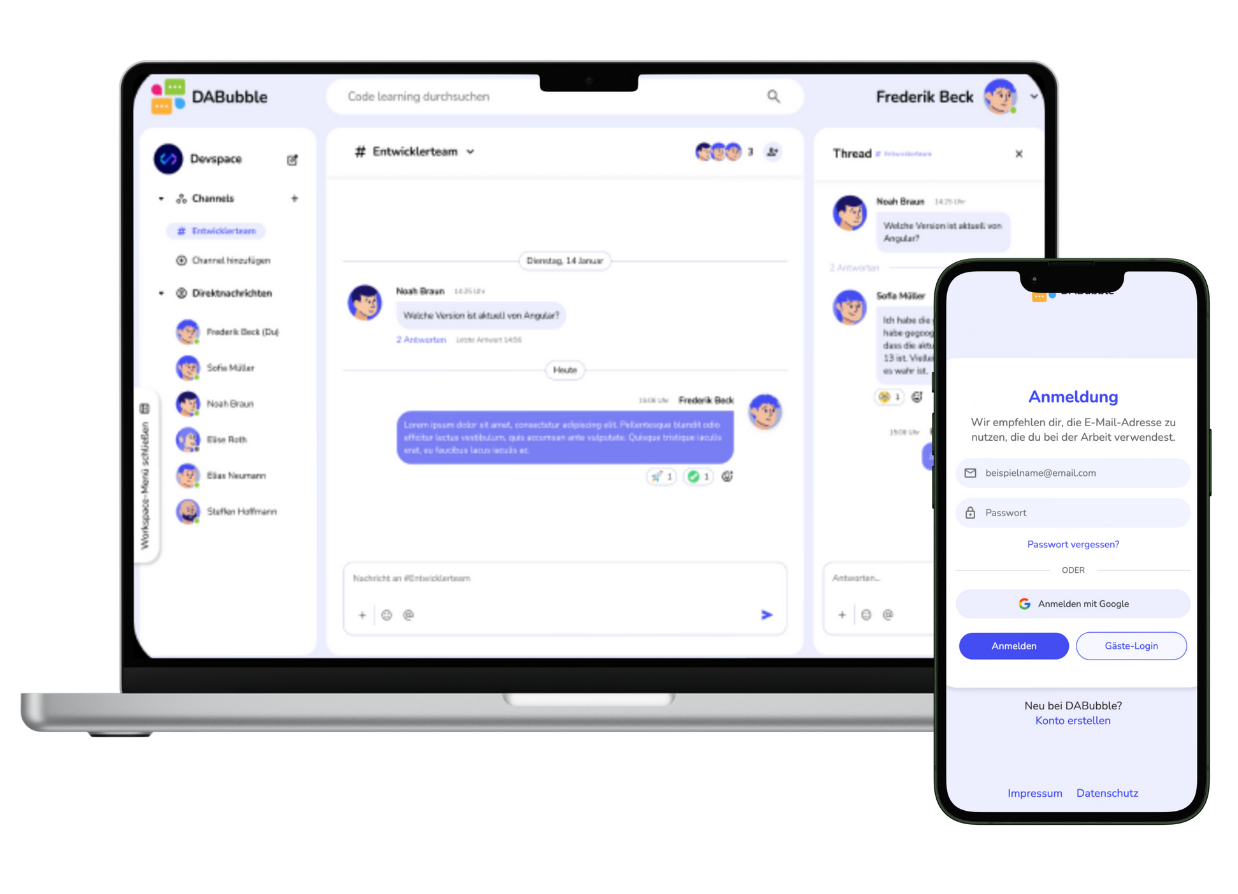 dabubble – Chat App
